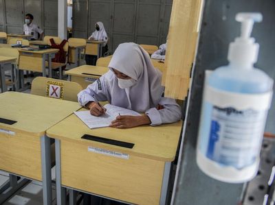 Gelar PTM Terbatas, Sekolah di Bandung Terapkan Prokes Ketat