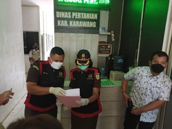 Usut Korupsi Proyek DAM, Kejari Geledah Kantor Dinas Pertanian Karawang