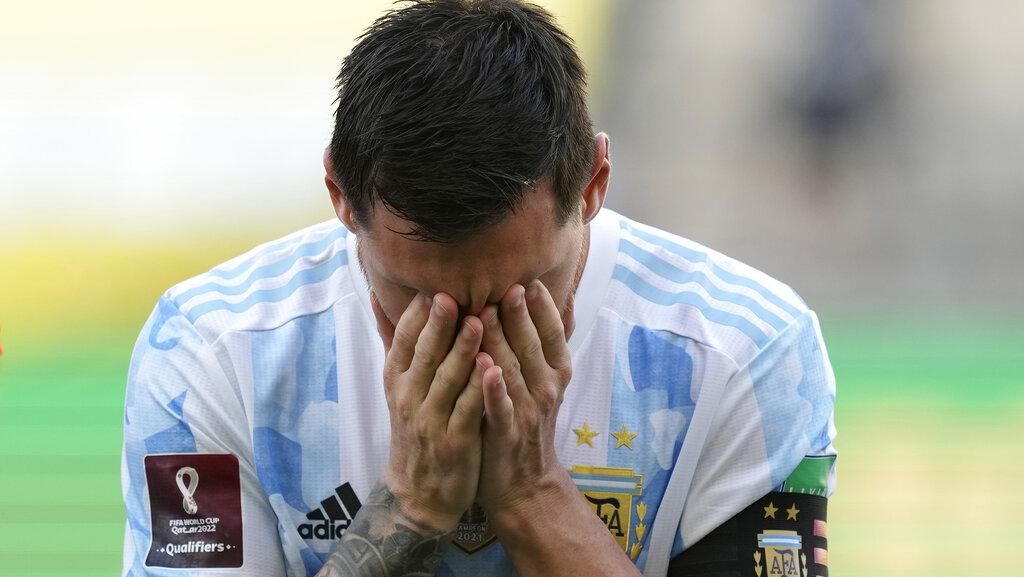 Foto: Wajah Frustrasi Lionel Messi