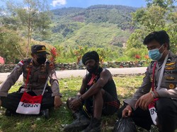 Polisi Gandeng Eks Anggota KKB Jaga Keamanan Puncak Jaya Papua