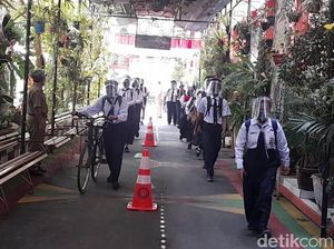 Suasana Sekolah Tatap Muka di Kabupaten Brebes