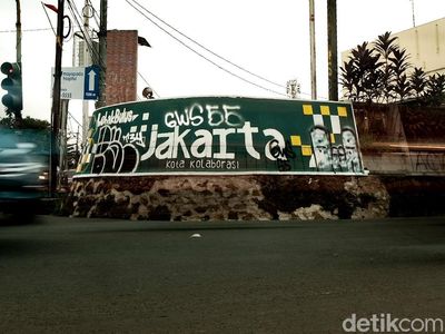 Duh, Mural Jakarta Kolaborasi Jadi Sasaran Vandalisme