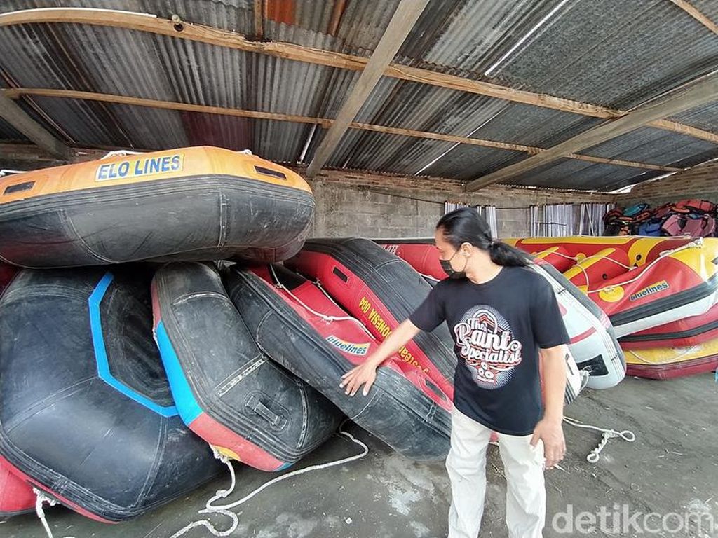 Miris! Curhat Pengelola Rafting Magelang: Perahu Bolong-bolong Dimangsa Tikus