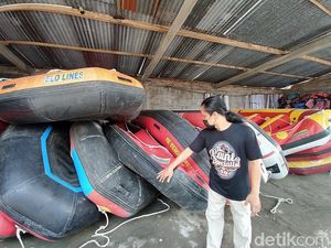 Miris! Curhat Pengelola Rafting Magelang: Perahu Bolong-bolong Dimangsa Tikus Miris! Curhat Pengelola Rafting Magelang: Perahu Bolong-bolong Dimangsa Tikus