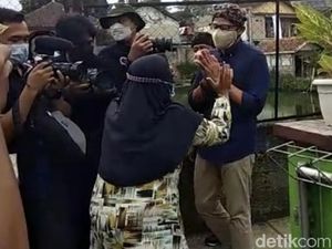 Emak-emak di Sukabumi Histeris Nggak Bisa Tidur, Doakan Sandiaga Jadi Presiden