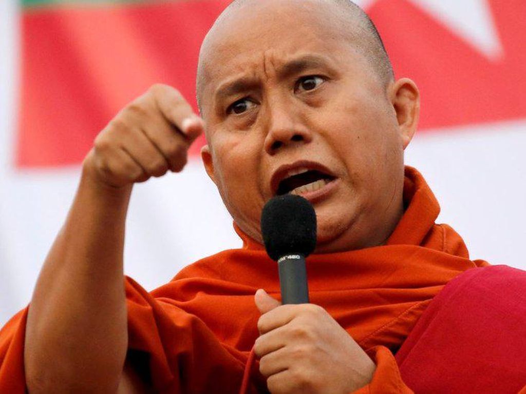 Sosok Wirathu, Biksu Anti-Muslim yang Dibebaskan Junta Myanmar