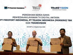 Transvision & Telkom Hadirkan Layanan TV Digital untuk Freeport