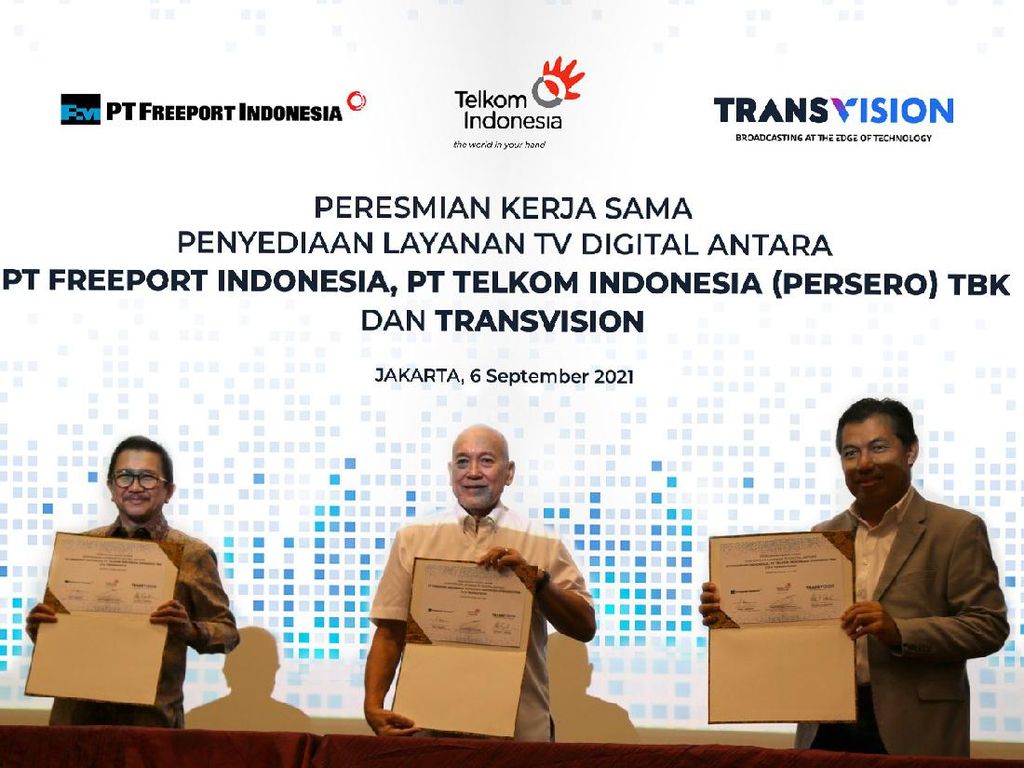 Transvision & Telkom Hadirkan Layanan TV Digital untuk Freeport Transvision & Telkom Hadirkan Layanan TV Digital untuk Freeport