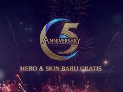 Mobile Legends Bagi-bagi Hero dan Skin Gratis Sambut Ultah ke-5