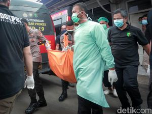 Jenazah Korban Kebakaran Lapas Tangerang Dibawa ke RS Polri