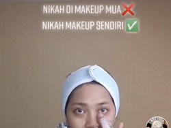 Viral Kisah Pengantin Irit, Makeup Sendiri, Hasilnya Bikin Terkejut