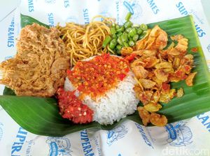 Superames: Huaaah! Nasi Rames Komplet Pakai Sambal Terpedas di Dunia Superames: Huaaah! Nasi Rames Komplet Pakai Sambal Terpedas di Dunia