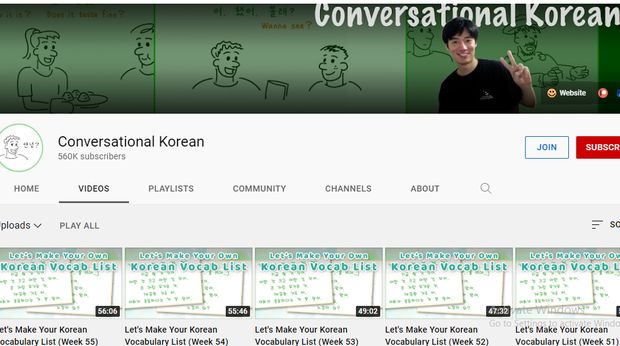 4 Channel YouTube Untuk Belajar Bahasa Korea, Pemula Wajib Tahu!