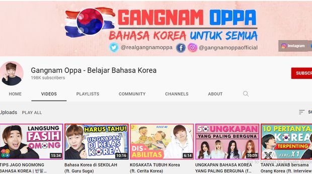 4 Channel YouTube Untuk Belajar Bahasa Korea, Pemula Wajib Tahu!