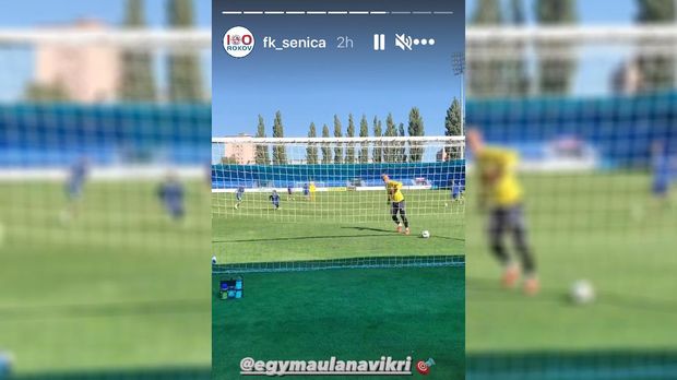 insta story FK Senica yang unggah gol Egy Maulana Vikri insta story FK Senica yang unggah gol Egy Maulana Vikri