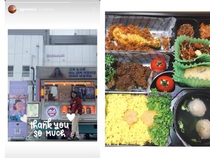 Kim Go Eun Dapat Kiriman Nasi Kuning dari Fans di Indonesia