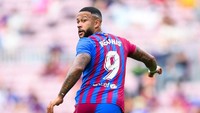 Sementara di daftar jual Barcelona ada beberapa nama seperti Samuel Umitit, Oscar Mingueza, sampai Memphis Depay (Getty Images/David Ramos)
