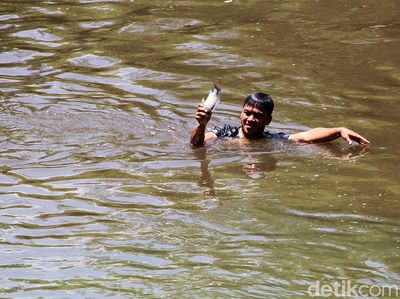 Pencemaran Limbah Ciu di Bengawan Solo Makin Parah