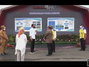 Jokowi Resmikan Bendungan Paselloreng Wajo, Harap Sulsel Jadi Lumbung Pangan