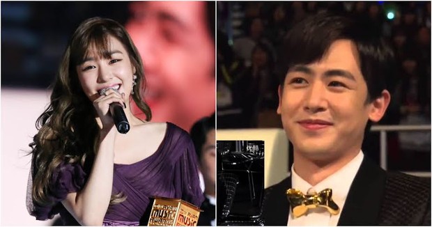 Tiffany dan Kun/foto: koreaboo.com Tiffany dan Kun