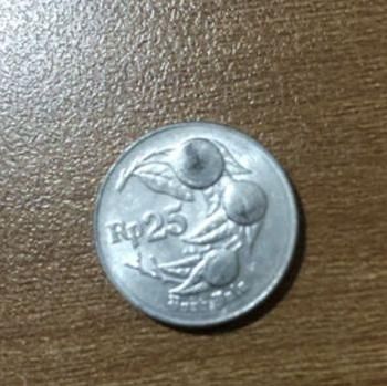 Uang koin lama 25 rupiah