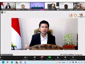 Wagub Emil Paparkan Pemulihan Ekonomi Saat Pandemi di Kongres UCLG ASPAC