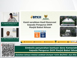 Lewat BAZNAS, BPKH Bantu Renovasi-Pengadaan Sarana Masjid di Palembang