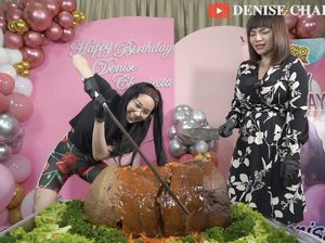 Denise Chariesta dan Dinar Candy Mukbang Bakso Rp 25 Juta, Beratnya 75 Kg!