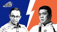 Kala Anies dan Riza Beda Suara