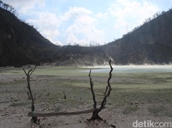 Menanti Aktivasi PeduliLindungi, Kawah Putih Masih Ditutup