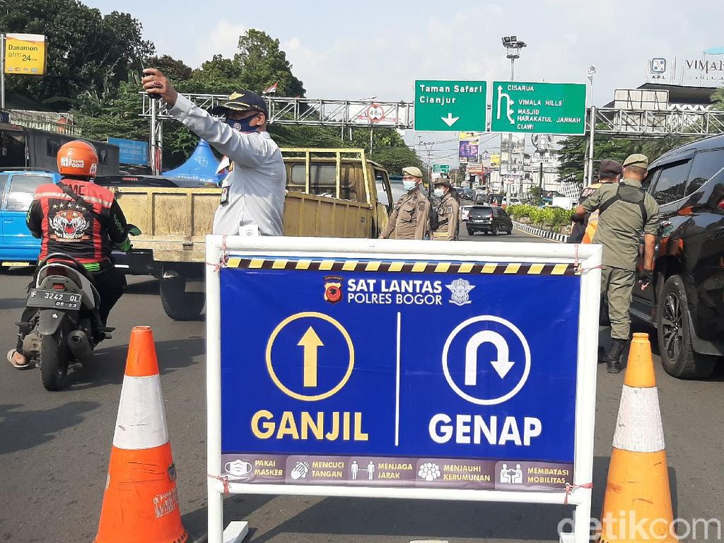 Bogor-Bandung Raya PPKM Level 3, Polisi Lakukan Pembatasan Lalin