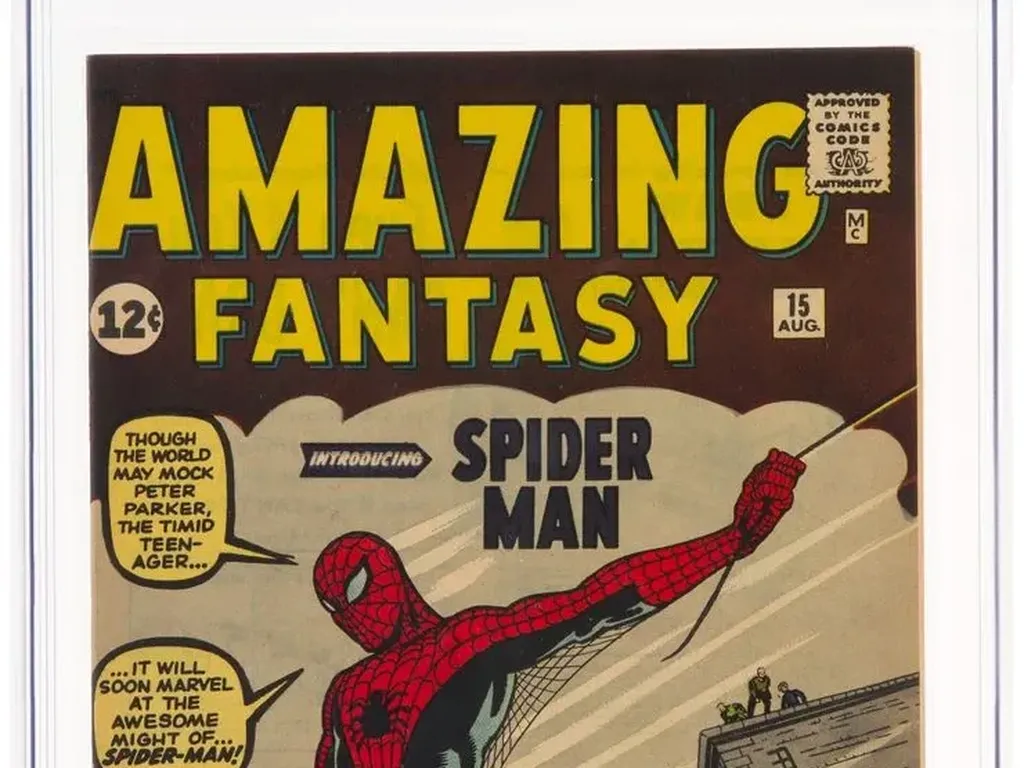 Wow! Halaman Komik Penampilan Perdana Spider-Man Terjual Rp 51,2 M