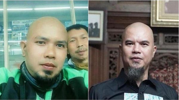 6 Potret Viral Driver Ojol Berwajah Bak Kembaran Musisi Tanah Air