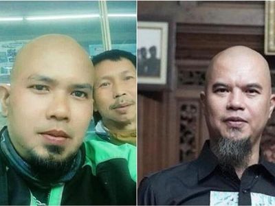 6 Potret Viral Driver Ojol Berwajah Bak Kembaran Musisi Tanah Air