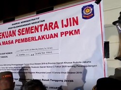 Beroperasi saat PPKM, Bar di Jakarta Selatan Kini Disegel