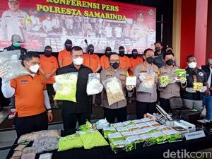 Peredaran 25 Kg Sabu-29.671 Ekstasi di Kaltim Digagalkan, 6 Orang Diciduk