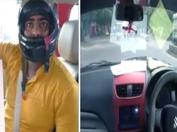 Kasihan, Pria Ini Ditilang Gara-gara Nyetir Mobil Enggak Pakai Helm