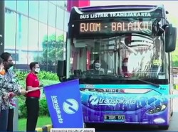 Transjakarta Uji Coba Bus Listrik Higer Rute Blok M-Balai Kota