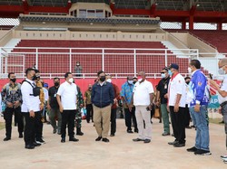 Tinjau Pengamanan PON-Peparnas Papua, Mahfud Tekankan Pentingnya Vaksinasi