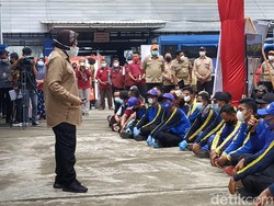 Ini Kata Mensos Saat Hadiri Simulasi Gempa dan Tsunami di Pacitan