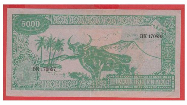 Uang Kertas 5.000 Rupiah. (Dok: Gallery Bank Indonesia)