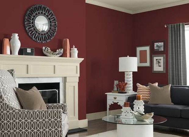 Cat Cokelat Kemerahan