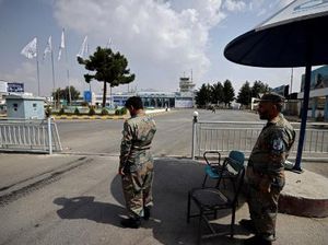 Pertama Sejak Taliban Berkuasa, Polisi Afghanistan Jaga Bandara Kabul Lagi Pertama Sejak Taliban Berkuasa, Polisi Afghanistan Jaga Bandara Kabul Lagi