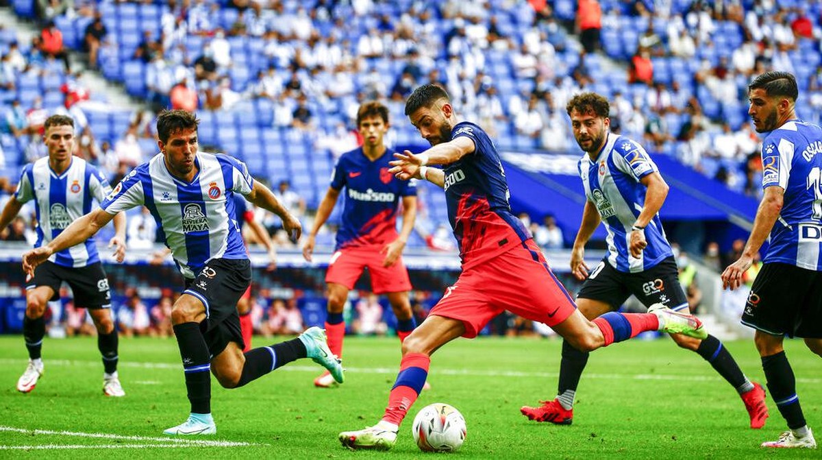 Atletico Madrid menang 2-1 di markas Espanyol dalam lanjutan LaLiga (Foto: AP/Joan Monfort)