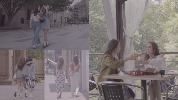Foto: 'Can't Sleep' music video capture Jessica Jung & Krystal di MV Can't Sleep'
