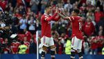 Lihat Lagi Semringahnya Ronaldo Kembali Merumput di Old Trafford