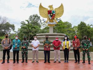 Tinjau PLBN RI-Papua Nugini, Mahfud Minta Tindak Tegas Pelaku Pidana Serius