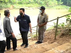 Erick Thohir Bantu Bangun Jembatan Tangerang-Serang di Sungai Cidurian