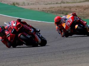 Hasil MotoGP Aragon 2021: Drama Lap Akhir! Bagnaia Juara, Marquez Kedua