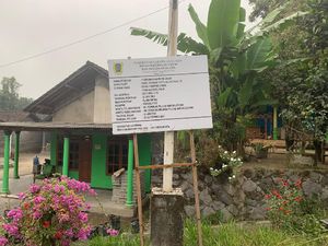 Setelah Jadi Sorotan, Papan Renov Jalur Evakuasi Merapi Kini Pindah Lokasi Setelah Jadi Sorotan, Papan Renov Jalur Evakuasi Merapi Kini Pindah Lokasi